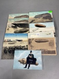 Group Lot Balloon/Dirigible/Zeppelin Postcards