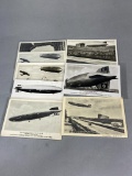 Group Lot German WWII Balloon/Dirigible/Zeppelin Postcards