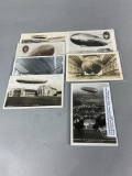 Group Lot of German Balloon/Dirigible/Zeppelin Real Photo Postcards RPPCs