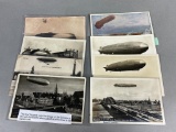 Group Lot of Balloon/Dirigible/Zeppelin Postcards