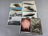 Group Lot of Balloon/Dirigible/Zeppelin Postcards