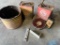 Great Group of Oil Cans, Thermometer & More