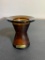 Vintage MCM Dansk Designs Amber Glass Vase
