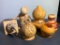 Decorative Dried and Stylized Gourds