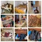 2nd Flr. Bedrooms, Bath & Hall Clean Out - Books, MCM Bed, Brass Bed, Crochet Blankets, Soft Goods +
