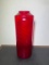 Large Blenko Red Vase