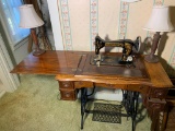 Damascus Treadle Sewing Machine with Stand