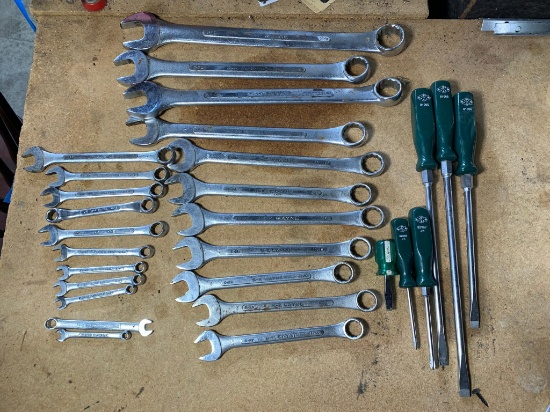 Assortment of S-K Wrenches and Screwdrivers
