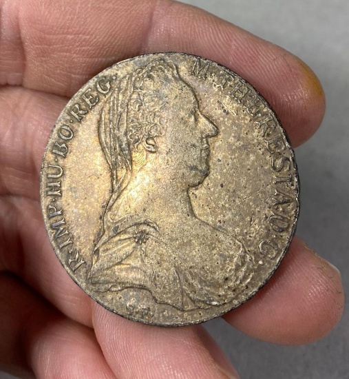 1780 Maria Theresa Thaler Silver Coin