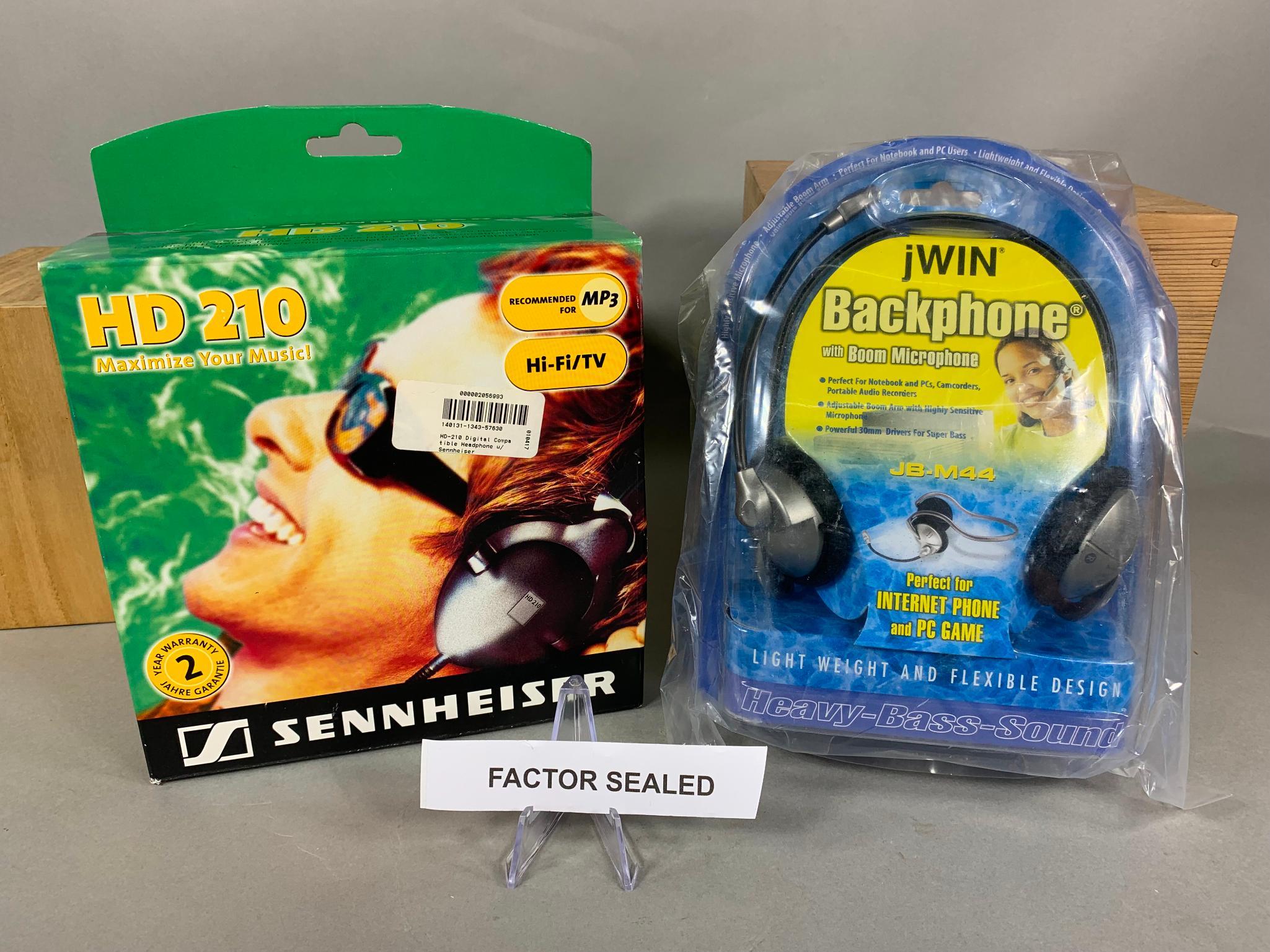 Sealed HD 210 Sennheiser Headphones Jwin Proxibid
