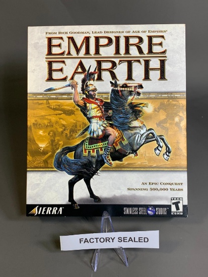 Sealed Empire Earth by Sierra, Stainless Steel Studios PC Game