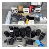 Lot of Electronics, Camera Parts, and More