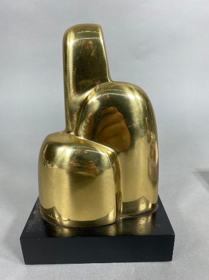 Abstract L'ocell Bronze Sculpture by Antoni Miro
