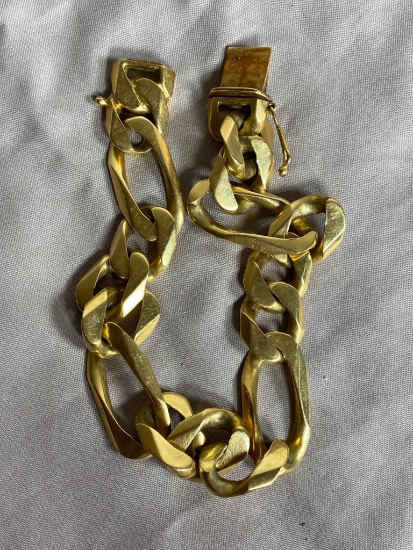 Large Heavy 14k Gold Bracelet 60.4 grams
