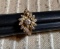 Vintage 14k gold & Diamond Cocktail Ring Sz 6.5 - 5.3 grams - .38 ctw