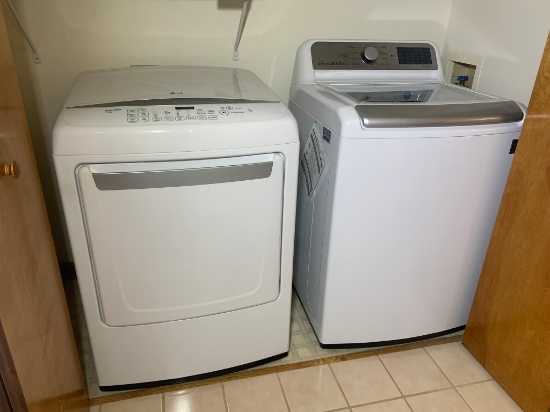 LG Electric Dryer & LG Washing Machine