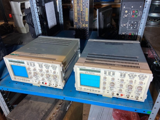 2 Sencore Model SC3100 Oscilloscopes