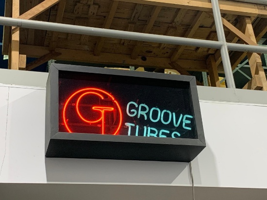 Grove Tube Neon Sign. WORKS!