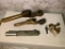 Railroad Keys, Two Brass Train Throttle Handle & Train Tool