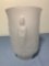Fenton Empress Emperor Scenery Crystal Velvet Frosted Vase