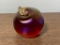 Fenton Red Glass Apple