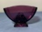 Vintage Fenton Lovebirds Purple Amethyst Glass Dish