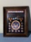 Framed Wartime Coinage Penny and Nickel Display