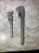 Diamond Tool and Horseshoe Co. 18 inch and 12-inch Adjustable Wrenches