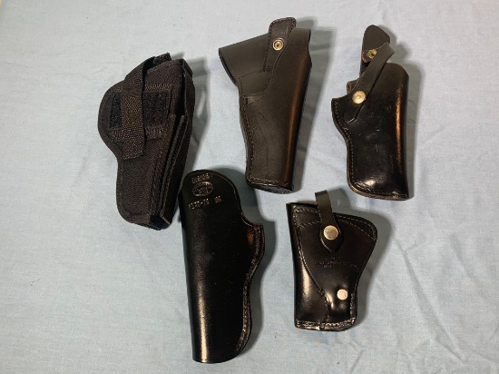 Group of Leather and Nylon Holsters