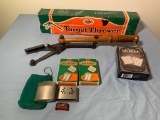 WFS Vintage Target Thrower and Group of Handwarmers