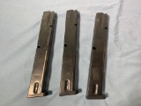 Three Unknown Caliber Magazines