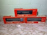 Lionel Train Cars - Two Illuminated B & O Passenger Car & One B&O Baggage Car