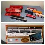 Group of Assorted Train Cars & Model Power Train-Orient Express