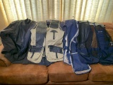 Group of Shooting Range Jackets and Vests