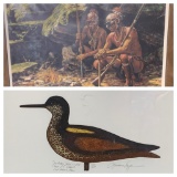 Two Signed Prints - Robert Griffing Warriors & Lawrence Snyder Crowell Decoy