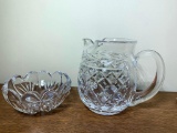 Waterford Crystal Pitcher & Waterford Crystal Marquis Bowl