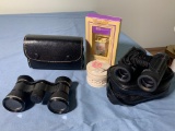 Opera Glasses, Binoculars, Trinket Box & Lighter