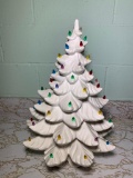 Vintage 20-inch-Tall Ceramic Christmas Tree
