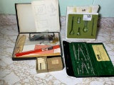 Drafting Tools, Rulers & Lutz Medical Test-tube Kit