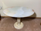 Marble Table with Marble Base