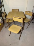 Vintage Cosco Card Table and Chair Set