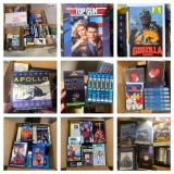 Large Group of Vintage VHS Tapes & Some DVDs