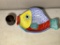 Italian Made Fish Platter & Pottery Cup