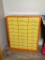 Vintage Cole-Steel Organizer Painted Yellow and Orange