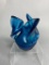 Vintage Art Glass Vase Signed Robert Barber 1966