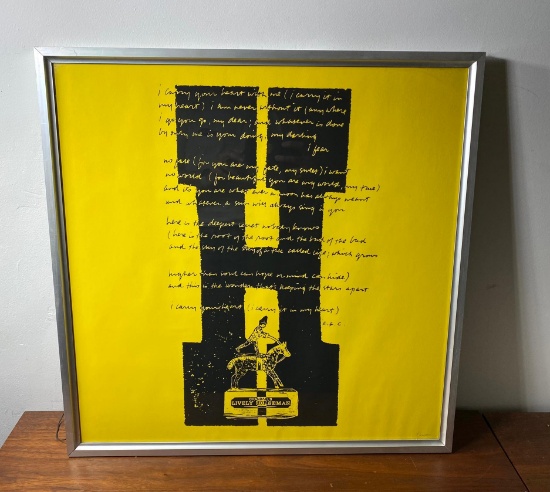 Screen Print - Sister Corita Kent - 1968 - "H"