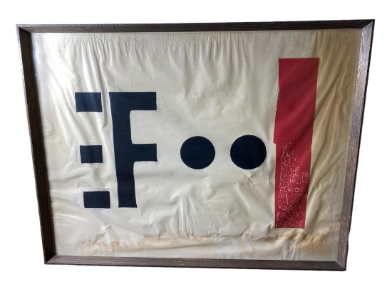 Screen Print - Sister Corita Kent - "F Is for Food"