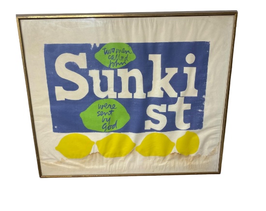Screen Print - Sister Corita Kent - Sunkist - 1968