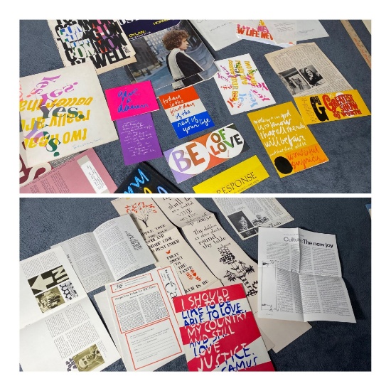 Large Lot of Assorted Sister Mary Corita Kent Ephemera