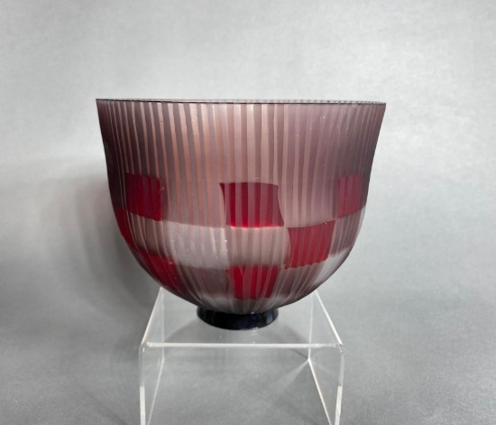 Art Glass Bowl, Tsuchida Yasuhiko (1969-) Funtime's Cup